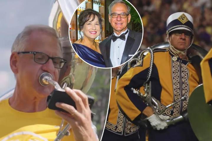 Louisiana retiree Kent Broussard, 66, fulfills lifelong dream of joining LSU marching band