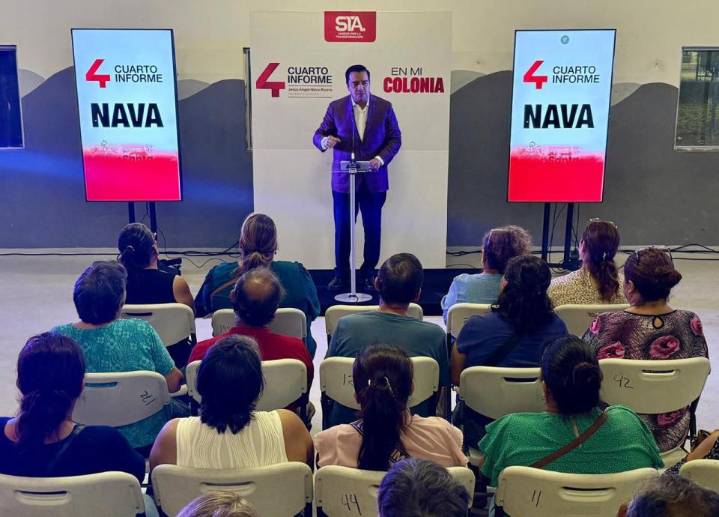 Comienza Nava con sus informes en las colonias