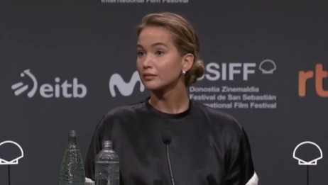 Jennifer Lawrence calls Israeli offensive ‘genocide’ at San Sebas...