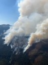Coquihalla Highway closed between Hope and Merritt, B.C., due to wildfire