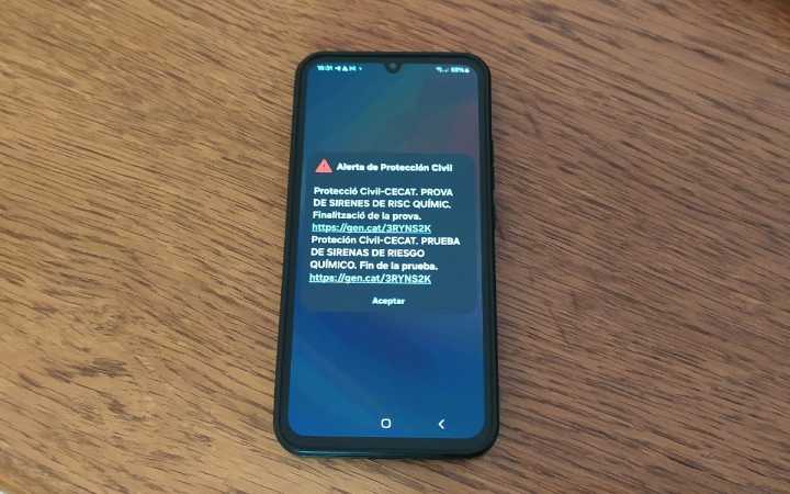 Proteció Civil farà una nova prova d'alertes mòbils a Tarragona aquest mes de setembre