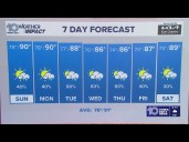 10 Weather: Saturday evening forecast