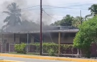 Incendio parcial en el Ateneo de Bobures debido a la caída de la línea eléctrica