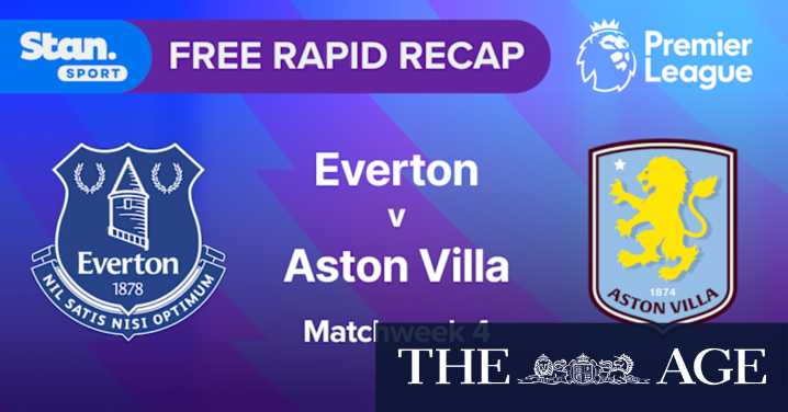 Rapid Recap | MW4: Everton vs Aston Villa