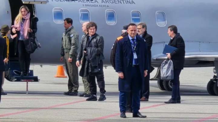 Los fondos públicos costearon un operativo aéreo de 300 mil dólares para el viaje de Milei a Ushuaia