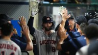 Walker hits 2 homers as Astros beat Angels 6-1 after getting knocked out of playoff contention