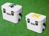 These new Michigan and Michigan State YETI coolers are what every tailgater needs this season