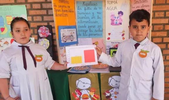 Estudiantes de Jardín América representarán a la provincia con un proyecto sobre nutrición