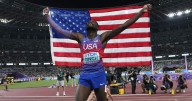 Green Bay native wins 110-meter hurdles at world championships in Tokyo
