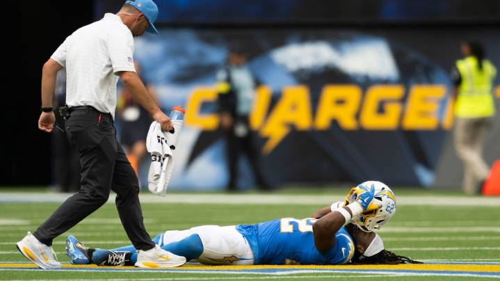 Chargers' Najee Harris injures Achilles tendon during non