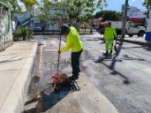 Refuerza gobierno de Benito Juárez acciones preventivas por lluvias intermitentes