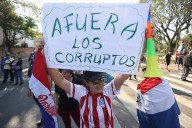 Protesta en Paraguay contra la corrupción y por mejoras sociales