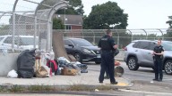 Homeless encampment on Orms Street overpass in Providence removed