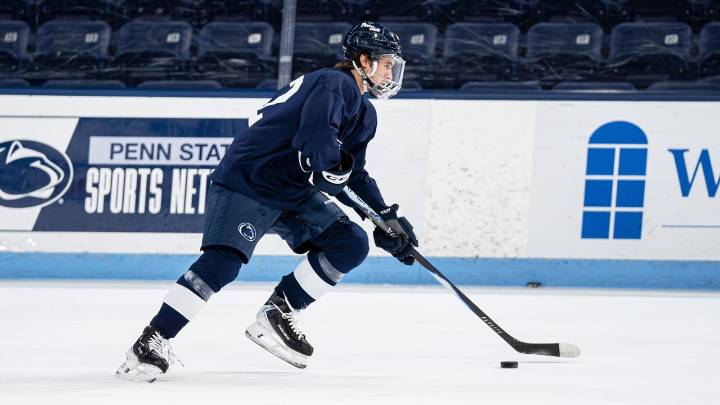 McKenna, projected No. 1 pick in 2026 NHL Draft, quickly wowing Penn State