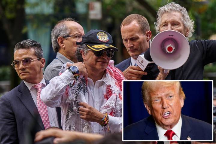 US to revoke Colombian President Gustavo Petro's visa after NYC protest with Roger Waters