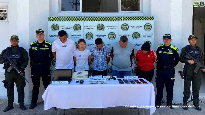 A la cárcel comandante de policía de Villanueva y tres civiles por robo de armas