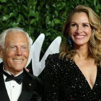 Fashion, cinema stars hail 'love affair' with Armani