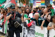 Nuevas protestas para pedir que salga de la Vuelta Israel