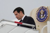Marco Rubio llega a Palacio Nacional para reunión con Sheinbaum