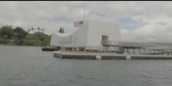 Navy begins removal of mooring platforms from the USS Arizona