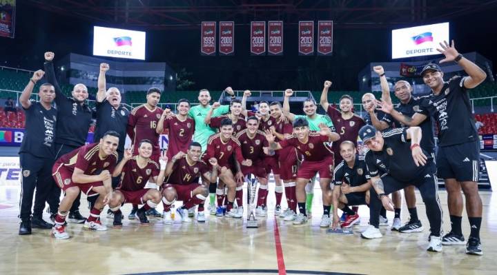 Venezuela impuso su ley en contienda amistosa de fútbol sala