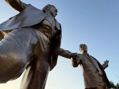 "Why Can't We Be Friends?": an update on the statue Trump hates