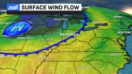 Showers exiting as sunshine emerges later today