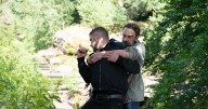Emmerdale spoiler as John Sugden takes Aaron's life in his hands while they plummet to ground