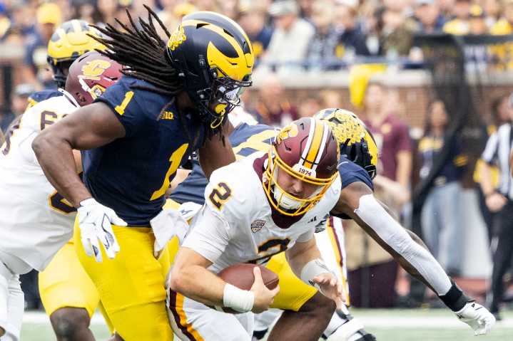 ‘Superhero’ Michigan defender sets the tone vs. Central Michigan