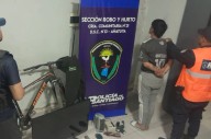 Bandera: la Policía recuperó elementos robados y detuvo al presunto ladrón