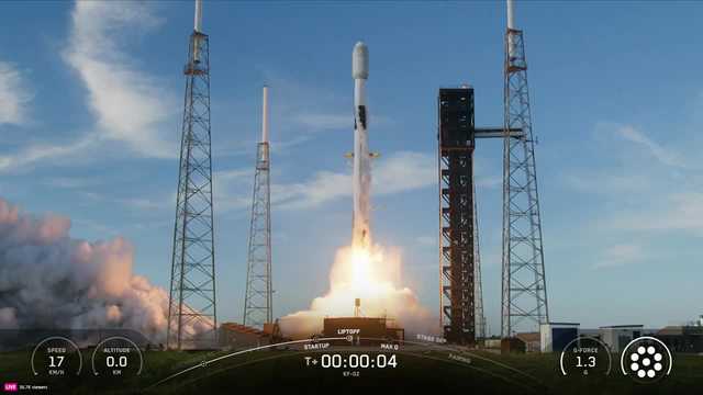 SpaceX launches Falcon 9 rocket from Cape Canaveral