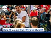 Charlie Kirk mourned at US Capitol as NYPD warns of further violence