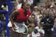Coco Gauff and Naomi Osaka play each other at the US Open on Monday