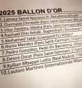 Se filtra presunta lista del Balón de Oro: dan por ganador a Lamine Yamal