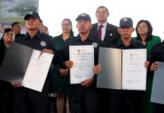 Se gradúan 122 cadetes de la Universidad de Ciencias Policiales del Estado