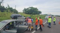Volcadura en la autopista Mazatlán Culiacán deja cuatro lesionados, entre ellos una menor de cinco años