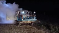 Incendio vehicular en la Ruta 5 a la altura de Suipacha