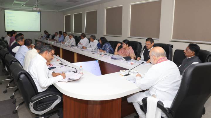 Amit Shah reviews action plan to tackle waterlogging issue in his Lok Sabha constituency