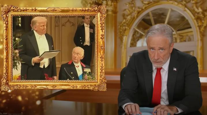 Jon Stewart’s Trump-praising take on Jimmy Kimmel: ‘Free speech means speech that supports the president’