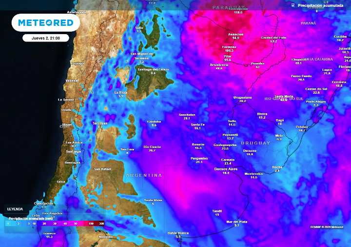 Alerta en el centro y norte de Argentina: lluvias y vientos intensos hoy sábado, pero con rápida mejoría