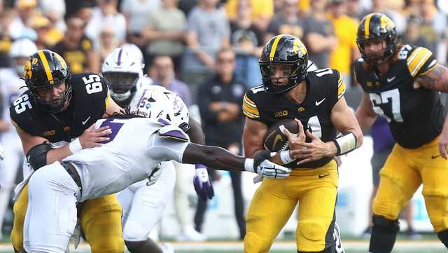 Score updates and highlights from Iowa football vs. Albany