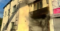 Crews rush to huge fire at West London takeaway in early hours