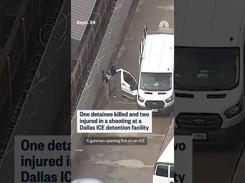 One detainee killed and two injured in a shooting at a Dallas ICE detention facility