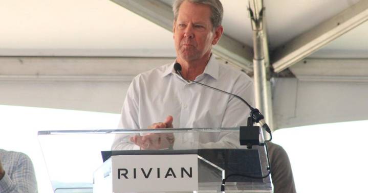 Rivian Holds Private Groundbreaking Ceremony At Stanton Springs North