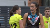 AFLW controversy erupts as shock call gifts Geelong late goal in thrilling win over Port Adelaide