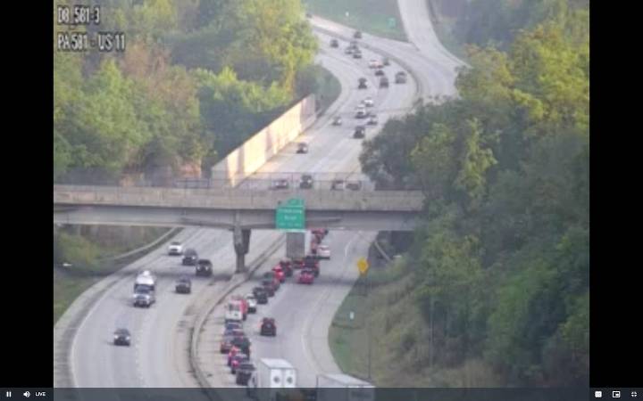Multi-vehicle crash delays traffic on Cumberland County highway