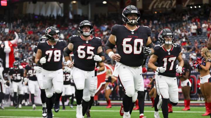 Texans C Jake Andrews carted off with ankle injury