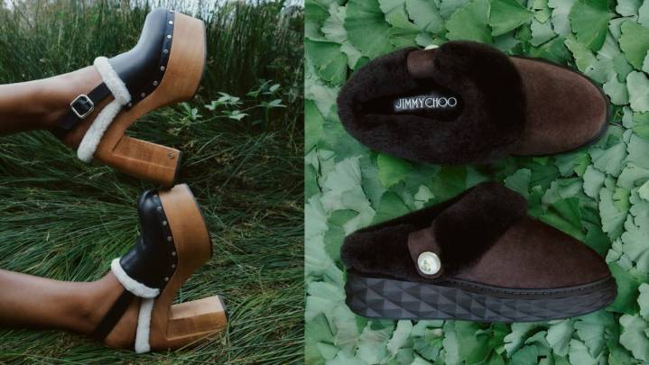Jimmy Choo Unveils Winter Capsule With Several Cozy Shoe Options