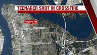 Teen caught in crossfire of shootout between 2 vehicles in Arlington: JSO