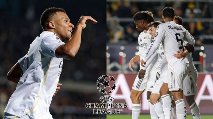 Champions League: Mbappé marca “hat-trick” y Real Madrid golea a Kairat Almaty en la segunda fecha
